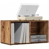 LP laikymo dėžutė Sena mediena 69,5x34x36 cm Inžinerinė mediena