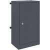 mailbox su saugykla Antracitas 30 x 20 x 55 cm Plienas