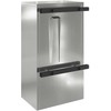 mailbox su saugykla Juoda 30 x 20 x 55 cm Cinkuota plienas