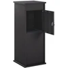 mailbox Juoda 40 x 40 x 100 cm Plienas