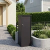 mailbox Juoda 40 x 40 x 100 cm Plienas