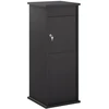 mailbox Juoda 40 x 40 x 100 cm Plienas