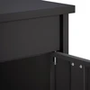 mailbox Juoda 40 x 40 x 100 cm Plienas