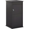mailbox Juoda 50 x 52 x 100 cm Plienas