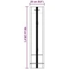 Maišai su smėliu 25 vnt. Tamsiai žalia 100 x 25 cm HDPE