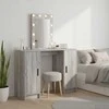 Makiažo stalas Pilka 102 x 33 x 135 cm Apdirbta mediena