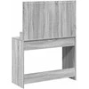 Makiažo stalas Pilkas Sonoma 100 x 41 x 135 cm Apdirbta mediena