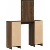 Makiažo stalas Ruda 102 x 33 x 135 cm Apdirbta mediena