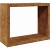 malkinė lentyna 100x40x80 cm oro sąlygoms atsparus plienas