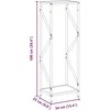 Malkų lentyna Balta 34x25x100 cm Šaltai valcuotas plienas