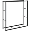 Malkų lentyna Juoda 110x30x116 cm Plienas