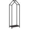 Malkų lentyna Juoda 40x25x120 cm Šaltai valcuotas plienas