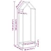 Malkų lentyna Juoda 40x25x120 cm Šaltai valcuotas plienas