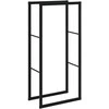 Malkų lentyna Juoda 55x30x116 cm Plienas
