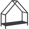 Malkų lentyna Juoda 60x25x60 cm Šaltai valcuotas plienas