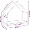 Malkų lentyna Juoda 60x25x60 cm Šaltai valcuotas plienas