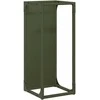 Malkų lentyna Olive Žalias 25x25x60 cm Šaltai valcuotas plienas