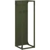 Malkų lentyna Olive Žalias 25x25x80 cm Šaltai valcuotas plienas
