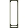 Malkų lentyna Olive Žalias 25x25x80 cm Šaltai valcuotas plienas