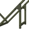 Malkų lentyna Olive Žalias 60x25x60 cm Šaltai valcuotas plienas