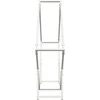 Malkų stovas Baltas 100x25x100 cm Šaltai valcuotas plienas