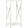 Malkų stovas Baltas 34x25x70 cm Šaltai valcuotas plienas