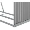 Malkų stovas, pilkas, 120x45x100cm, galvanizuotas plienas