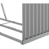 Malkų stovas, pilkas, 120x45x140cm, galvanizuotas plienas