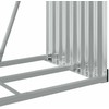 Malkų stovas, pilkas, 80x45x190cm, galvanizuotas plienas