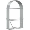 Malkų stovas, sidabrinis, 120x45x210cm, galvanizuotas plienas