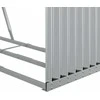 Malkų stovas, sidabrinis, 120x45x210cm, galvanizuotas plienas