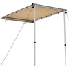 Markizė nameliui ant ratų, smėlio spalvos, 1,2x2x2,15m