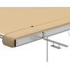 Markizė nameliui ant ratų, smėlio spalvos, 4x3x2,15m