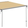 Markizė nameliui ant ratų, smėlio spalvos, 1,8x2,5x2,15m
