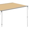Markizė nameliui ant ratų, smėlio spalvos, 3x2,5x2,15m