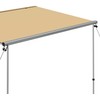 Markizė nameliui ant ratų, smėlio spalvos, 1,8x2x2,15m