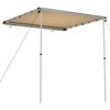 Markizė nameliui ant ratų, smėlio spalvos, 1,8x2x2,15m