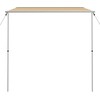 Markizė nameliui ant ratų, smėlio spalvos, 2,4x3x2,15m