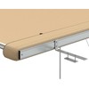 Markizė nameliui ant ratų, smėlio spalvos, 3,6x3x2,15m
