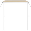 Markizė nameliui ant ratų, smėlio spalvos, 2x2x2,15m