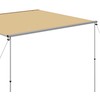 Markizė nameliui ant ratų, smėlio spalvos, 3x3x2,15m