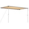 Markizė nameliui ant ratų, smėlio spalvos, 4x2x2,15m