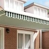 Markizės pakraščio pakeitimas Žalia ir balta 480 x 20 cm
