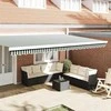 Markizės pakraščio pakeitimas Žalia ir balta 480 x 20 cm