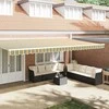 Markizės pakraščio pakeitimas Žalia ir geltona 6 m Poliesteris