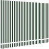 Markizės pakaitinis audinys Žalia ir balta 3,5 x 2,5 m