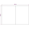 Markizės pakaitinis audinys Bordo raudona 300 x 200 cm