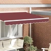 Pakaitinė markizės banga, skirta 2,5 m Bordo raudona