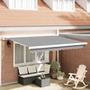 Markizės rėmas Balta 300 x 250 cm Aliuminis