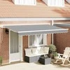 Markizės rėmas Balta 4 x 2 m metalas